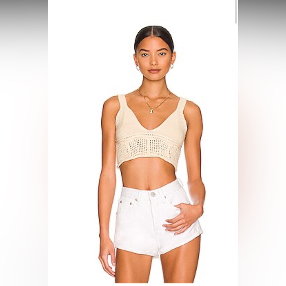 Revolve more to come knit crop top